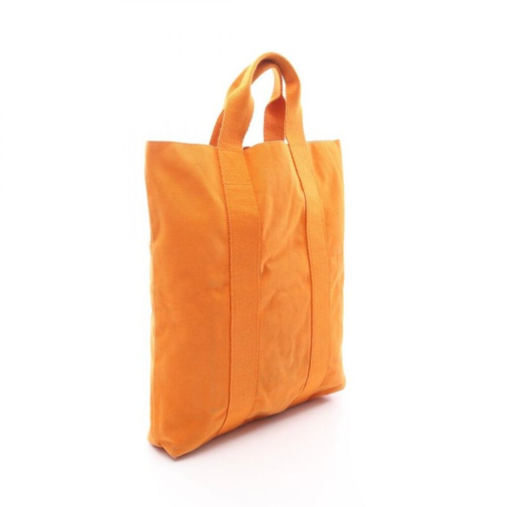 Hermes Tote Bag Fourre Tout Cabas Orange Canvas Fourre Tout Cabas - Picture 2 of 14
